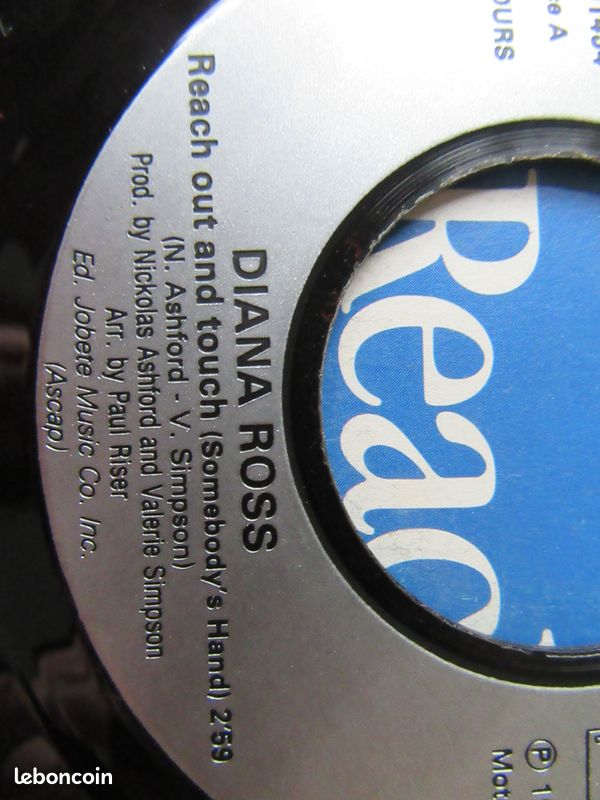 Disque vinyle 45 tours DIANA ROSS Version originale jeux olympiques 84 (image 4)