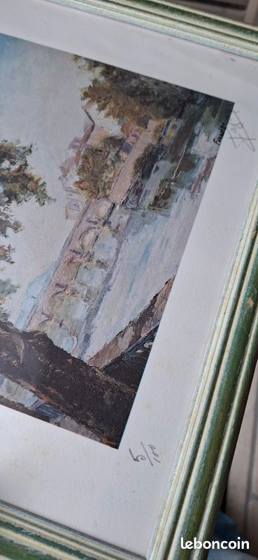 Tableau lithographie FAZAN (image 3)