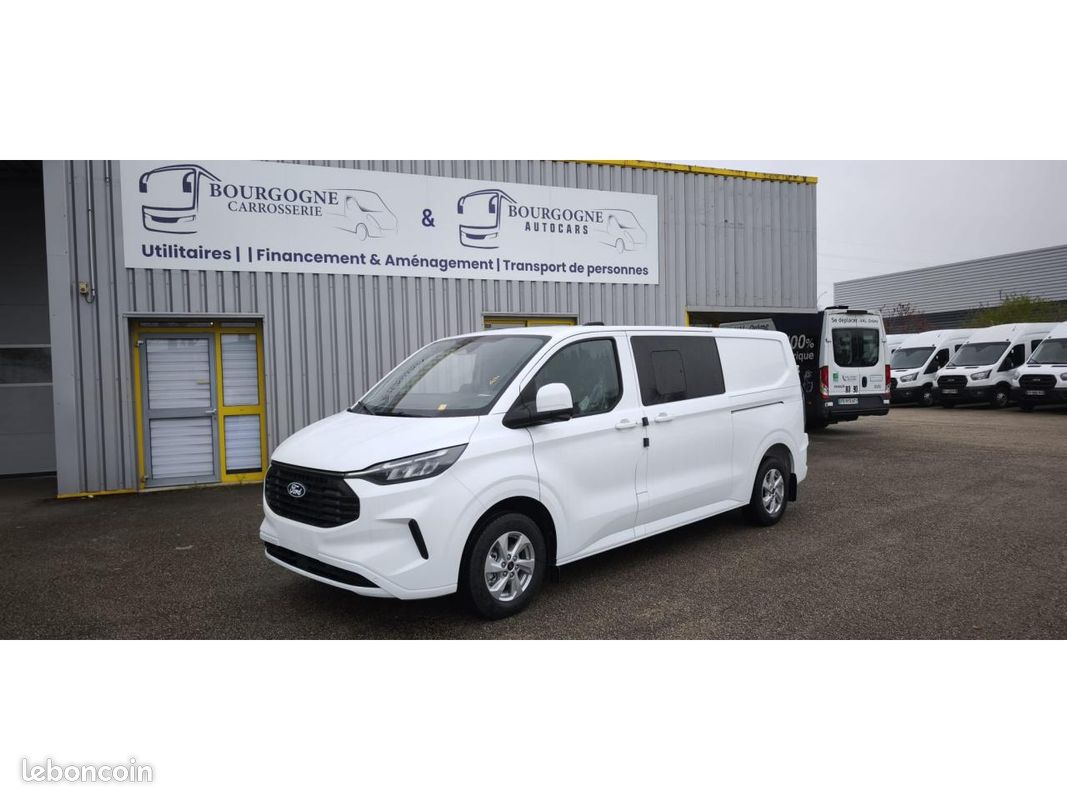 FORD TRANSIT CUSTOM 2.0 EcoBlue - 170 - BVA S&S CABINE APPROFONDIE (image 1)