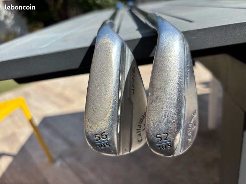 Coin Callaway Jaws Full Toe - Main Gauche - 56°-12° (bounce) - Acier - Très Bon état