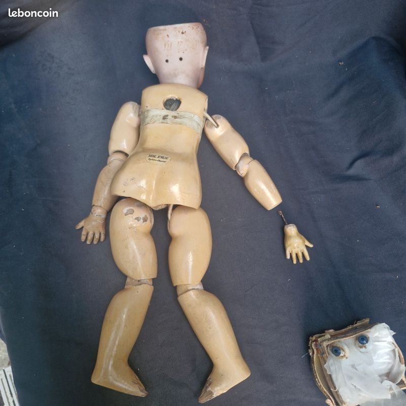 Poupee ancienne tete dep en porcemaine et corps bebe jumeau diplome d honneur (image 5)