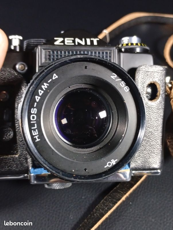 Appareil photo argentique vintage Zenit 11 avec étui cuir original – 35 mm SLR URSS (image 12)