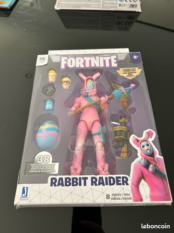 Figurine Fortnite Rabbit Raider - Epic Games - PVC Articulé - Occasion