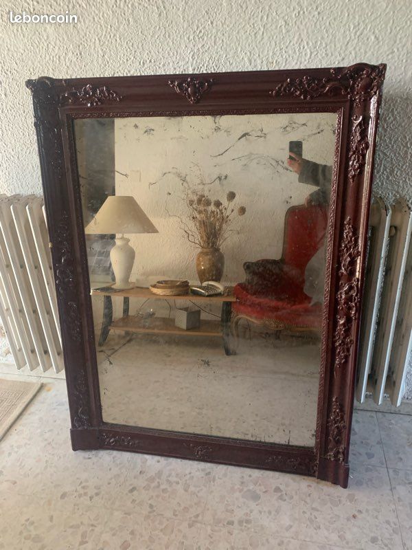 Ancien miroir, grande taille (image 1)