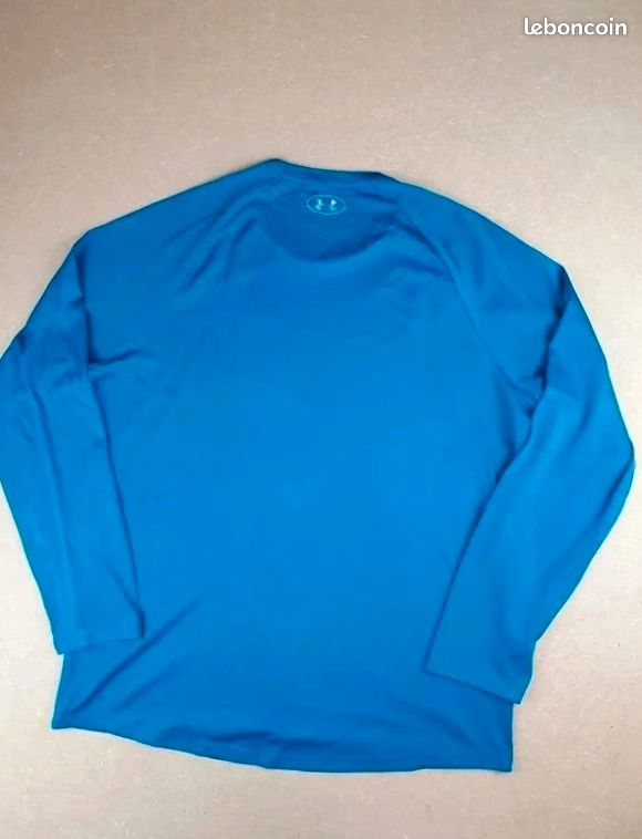 Haut de Sport Manches Longues Under Armour - Bleu Roi - Taille L (image 2)
