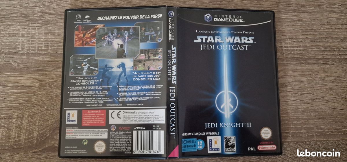 Star Wars Jedi Outcast Jedi Knight II Nintendo GameCube (image 1)