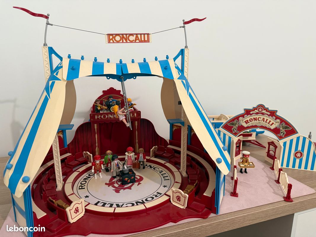 Playmobil 4232 – Roulotte De Cirque Avec Fauves, Collection Circus Romani Roncalli – NEUF