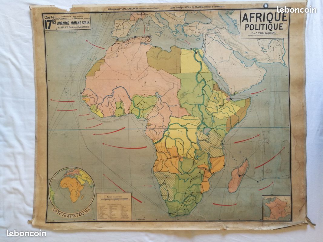 Carte école vidal lablache afrique (image 2)