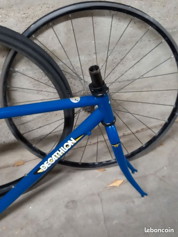 Cadre BRN Bernaldi Pignon Fixe Alu Cromovelato Bleu 56 Cm