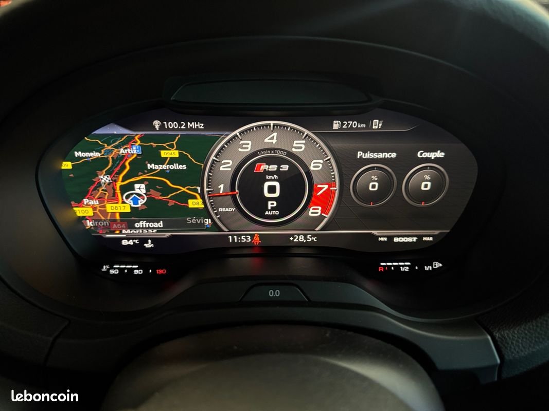 AUDI RS3 II (2) SPORTBACK 2.5 TFSI 400 QUATTRO S TRONIC 400Ch Garantie 12 mois (image 14)