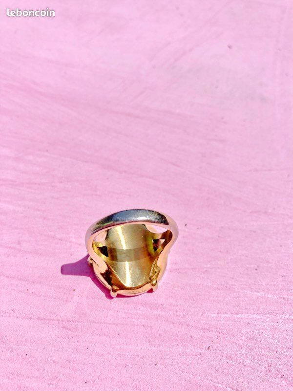 Bague Napoléon Griffée Sertie Pièce 20 Francs Louis (image 1)