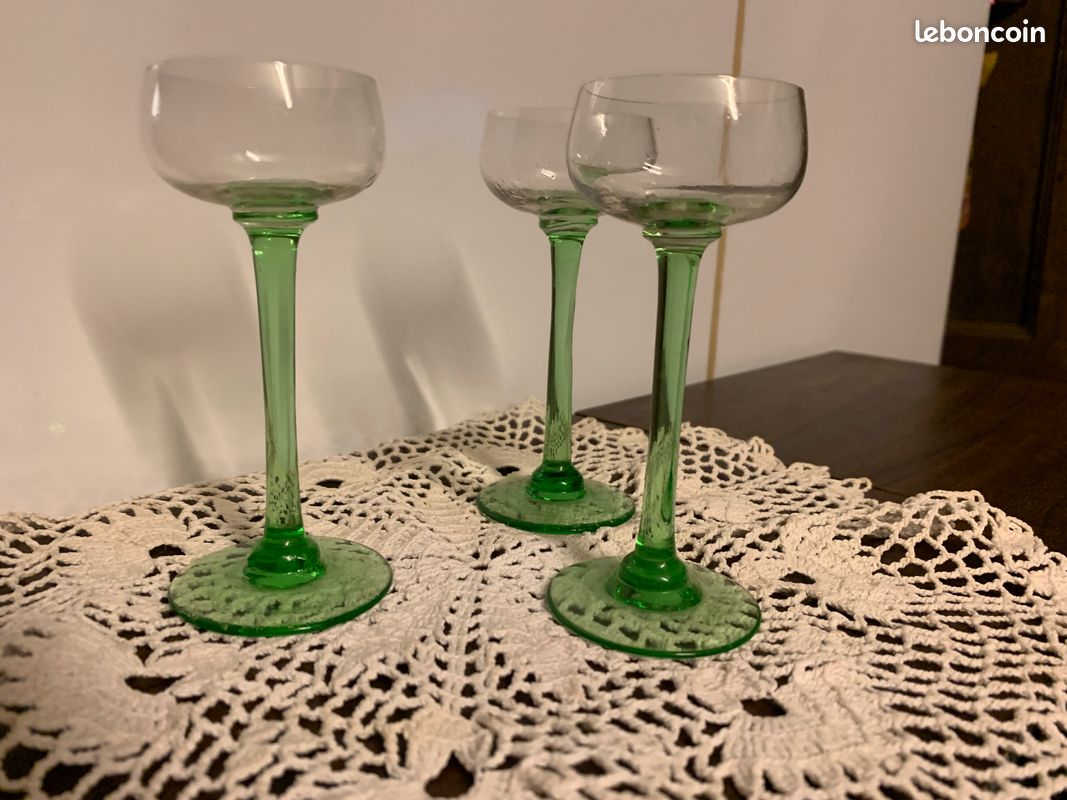 Lot De 3 Verres De Table Transparents – Occasion (Sans Marque)