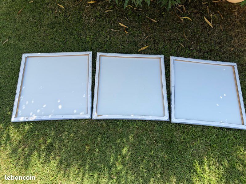 Triptyque IKEA PJÄTTERYD Paul Duncan – paysage marin – 3 toiles 56 x 56 cm (image 5)