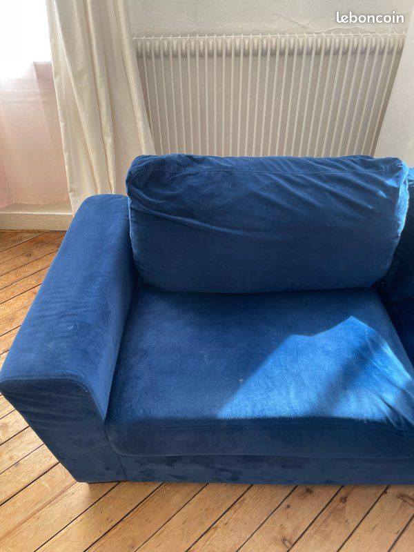 Canapé bleu (image 2)