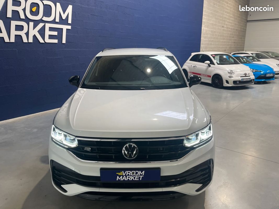 VOLKSWAGEN Tiguan 2.0 TDI 150ch R-Line - 2022 - CarPlay - Virtual cockpit - Led d'ambiance - Boîte auto (image 3)