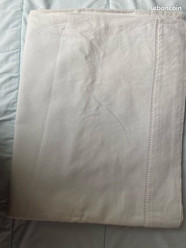 Drap ancien en métis 3,00 × 1,95M en excellent état (image 7)