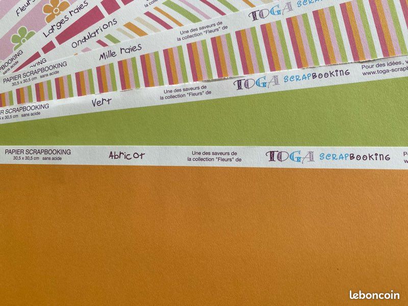 Scrapbooking feuilles papiers Toga (image 2)