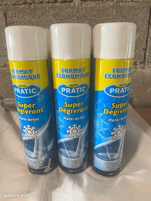 Dégivrant Pare-brise AUTO PRATIC 600ml - Action Rapide, Pour Vitres Et Serrures