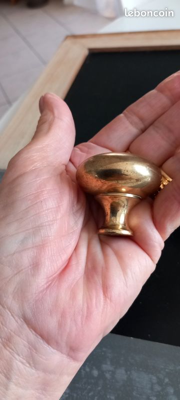 Poignées de commode bronze vintage (image 3)
