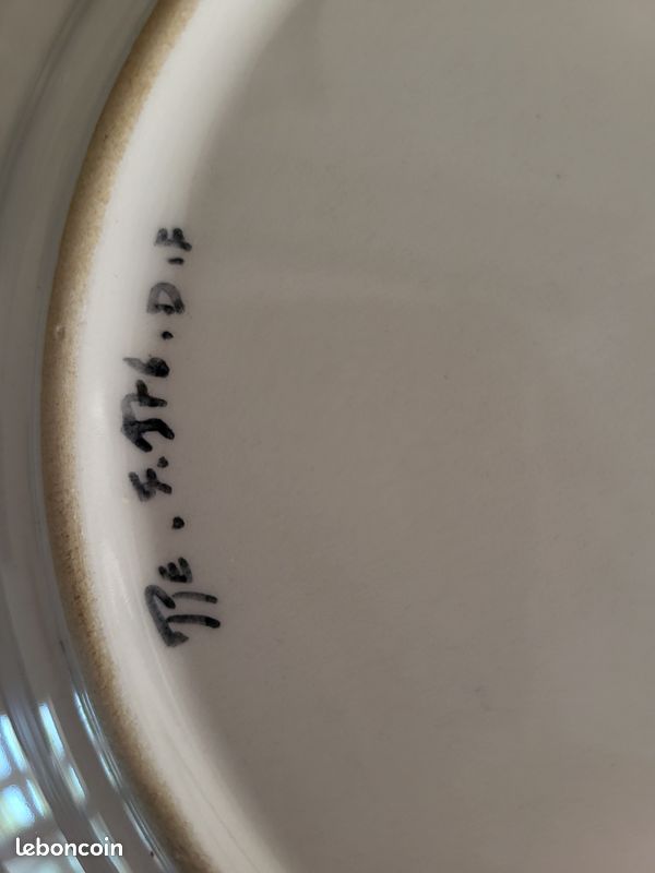 Assiette porcelaine Henriot (image 4)