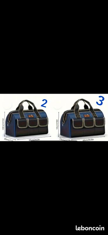 Sac outil (neuf), 5 poches, ouverture large (image 3)