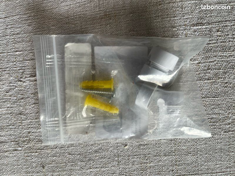 Pack De 4 Support Mural Et Plafonnier | Couleur Transparente | Serre-Câbles Pour Fixation