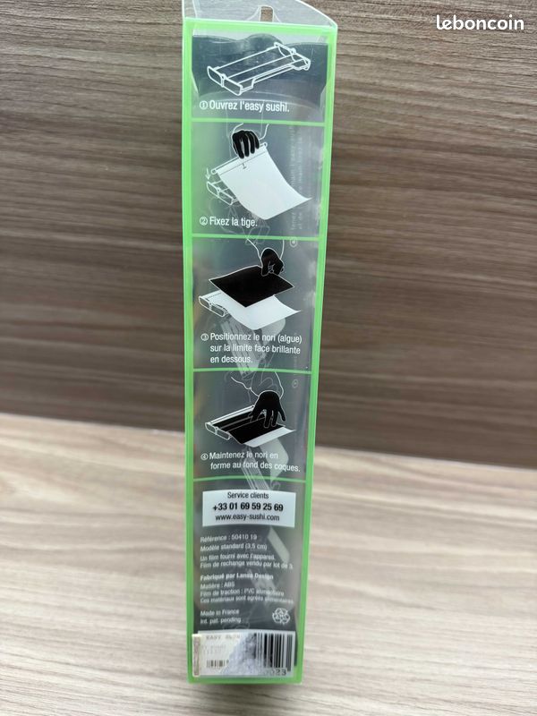 Easy Sushi 3.5 Cm - Kit De Préparation Makis Et Roulés - Fabrication Française