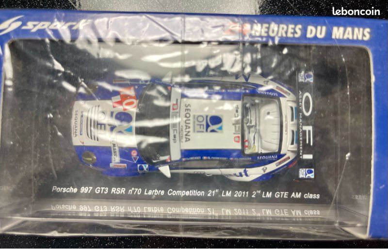 S1905 SPARK PORSCHE 997 GT3 RSR Autorlando #93 3rd 24 Heures du Mans 2007 1/43 EUR 99,95 - FR S1905 SPARK PORSCHE 997 GT3 RSR Autorlando #93 3rd 24 Heures du Mans 2007 1/43 EUR 99,95 - FR