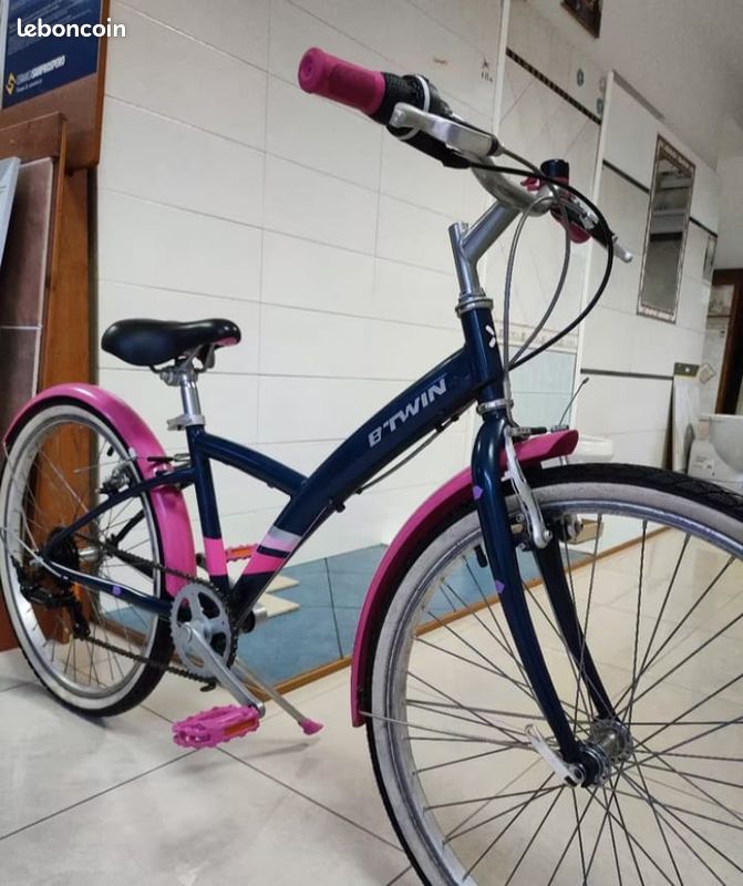 Vtt Electrique Original 500 Velo Btwin Vtc Velo Vtc Btwin 24 Pouce - Main Image