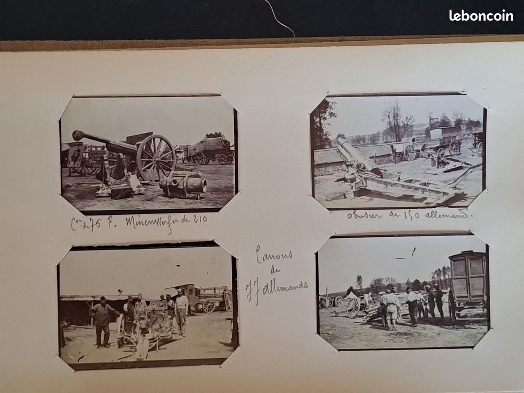 GUERRE 14-18 - ALBUM de 158 PHOTOS ORIGINALES - Plusieurs Régiments d'Infanterie: 40è,15è, 116è, 7è, 6è (image 12)