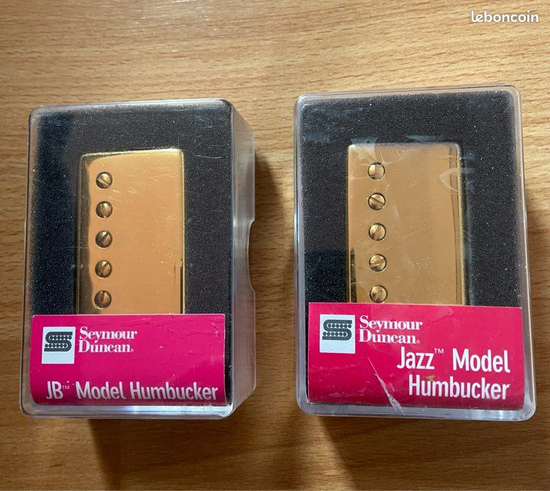 Seymour Duncan SH-2N-G Jazz Model Humbucker - Micro Manche Guitare Électrique Doré - Vintage & Polyvalent