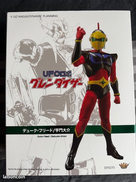 Figurine actarus de chez king arts pilote de goldorak ou grendizer