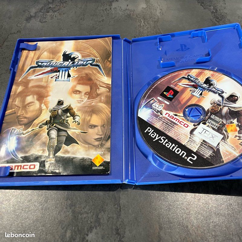 Jeux PS2 SoulCalibur 2 Et SoulCalibur 3 - Occasion Complet - Bon état