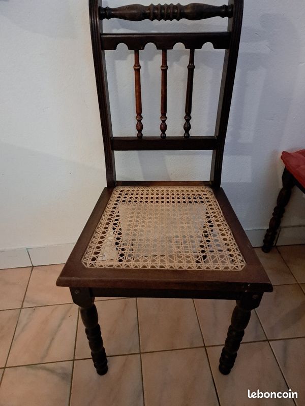 Table en bois de guyane + 4 chaises (image 3)