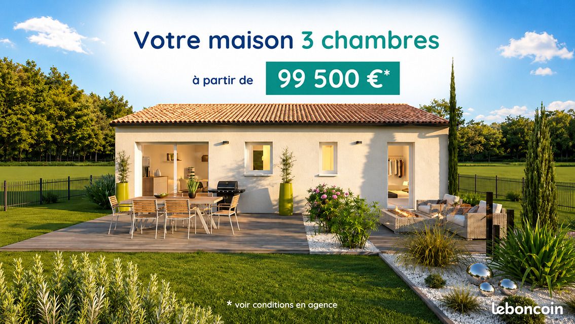 Maison 4 pièces 77 m² · à Biganos · 77 m² · 276 500 €