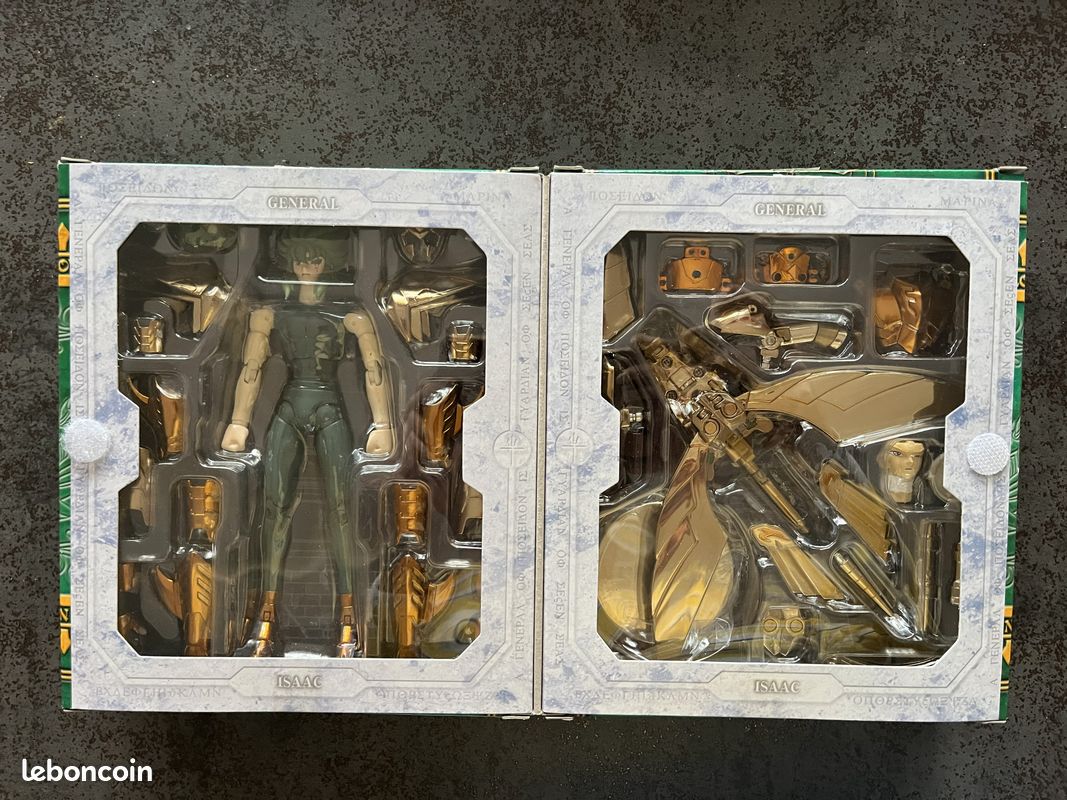 Figurine Saint Seiya Myth Cloth – Poseidon Isaac Du Kraken – Bandai 2006 – Excellent état