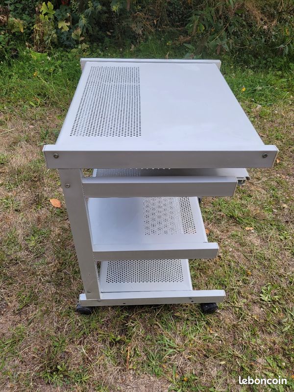 Bureau informatique ordinateur depliant a roulette (image 6)