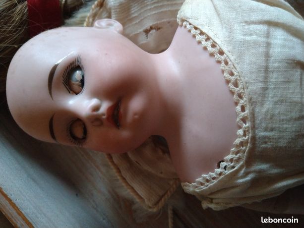 Tête De Poupée Ancienne Armand Marseille 390 - Porcelaine Bisque - Début 1900