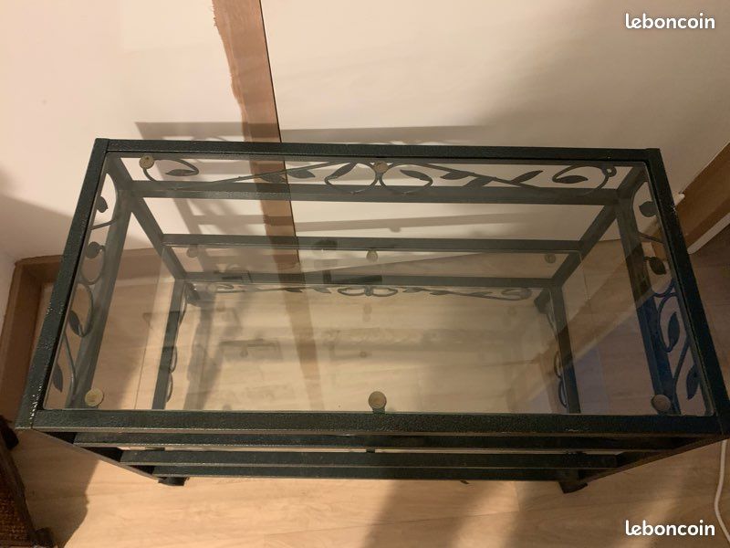 Table basse ou meuble tv 3 vitres (image 2)
