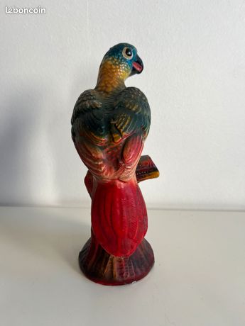 Statuette Déco Perroquet 33cm Or