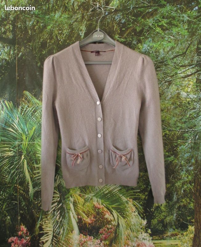 Gilet Cardigan en Cachemire 