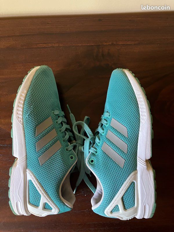 Baskets Adidas Adidas Zx Flux Verte Femme Adidas Torsion Chaussure