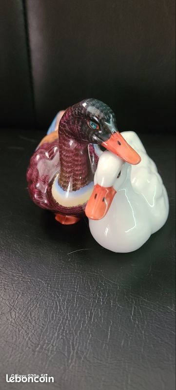 Magnifique couple de canards en porcelaine Herend Hongrie (image 1)