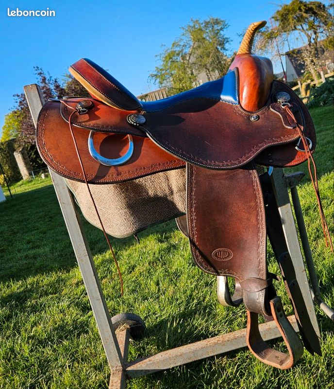 Selle et sellerie pour chevaux de course de plaisance western en cuir premium pour adultes et jeunes enfants faits main, tailles disponibles (10 à 18 pouces). - Canada