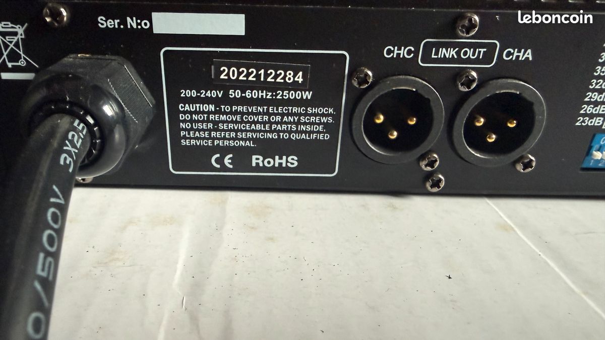 4 Amplis de puissance FP10K 4 x 2.100 W sur 4 Ohms, état neuf (image 7)