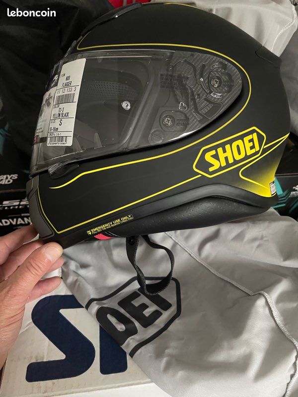 Casque shoei nxr flagger taille S Équipement moto