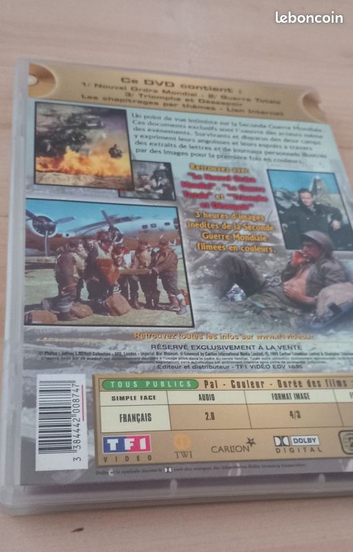 Deux DVD, la dernière guerre, parfait état en couleurs (image 3)