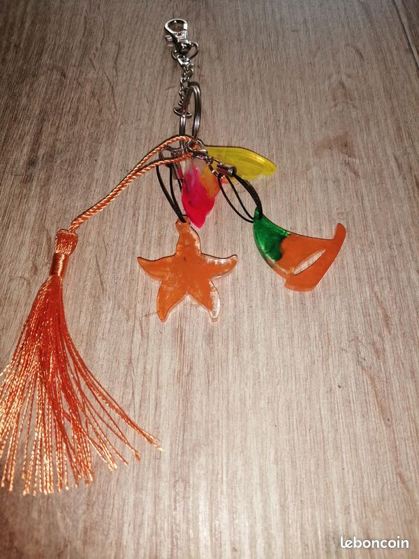 Porte cles resine (image 1)