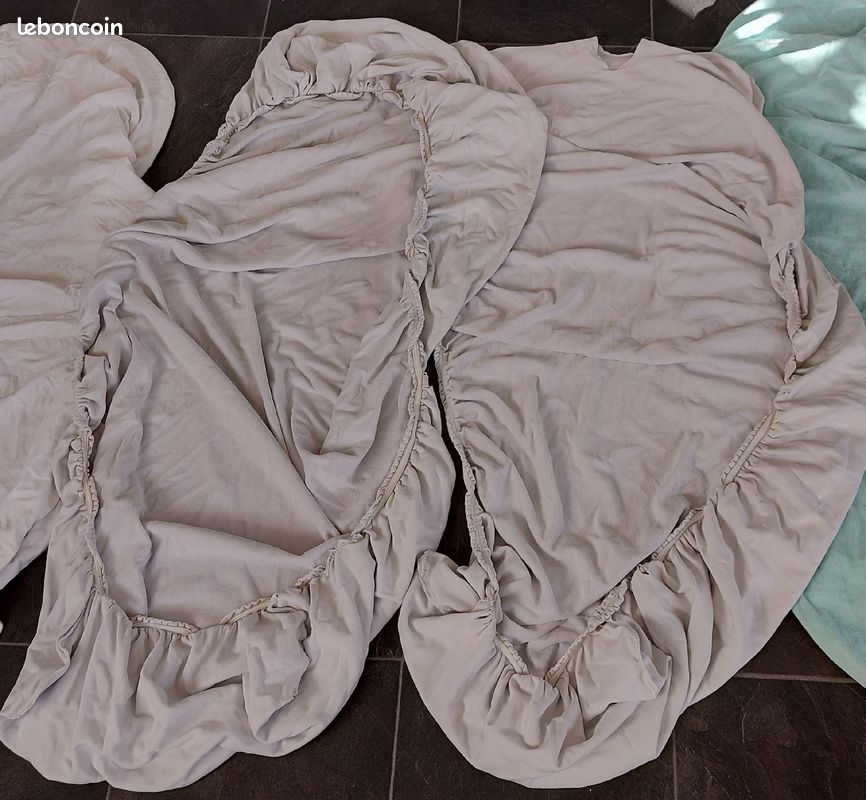 Lot de 2 draps housse pour table massage (image 1)