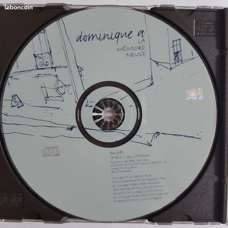 Dominique A – La Mémoire Neuve - CD (image 2)